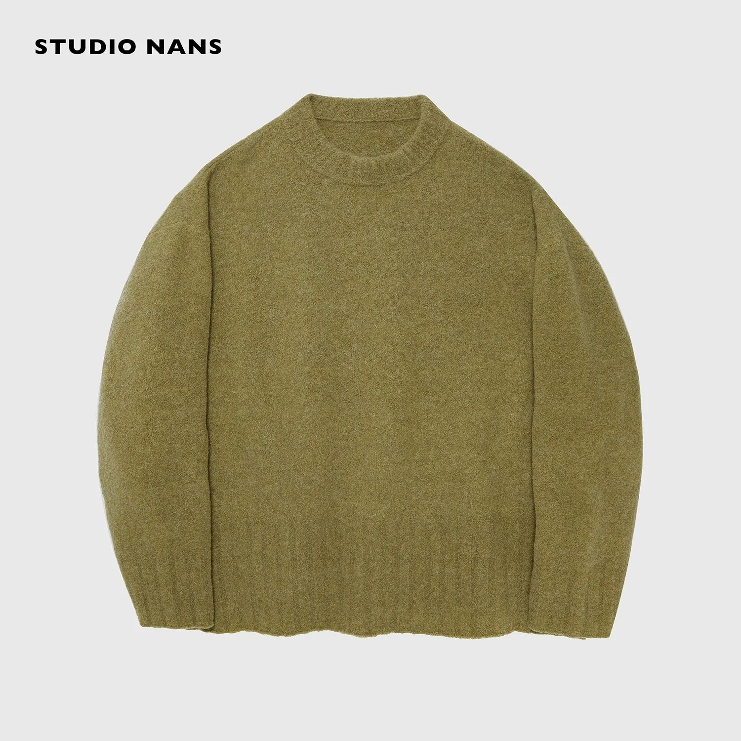 Bouclé Yarn Textured Sweater