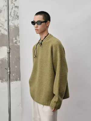 Bouclé Yarn Textured Sweater