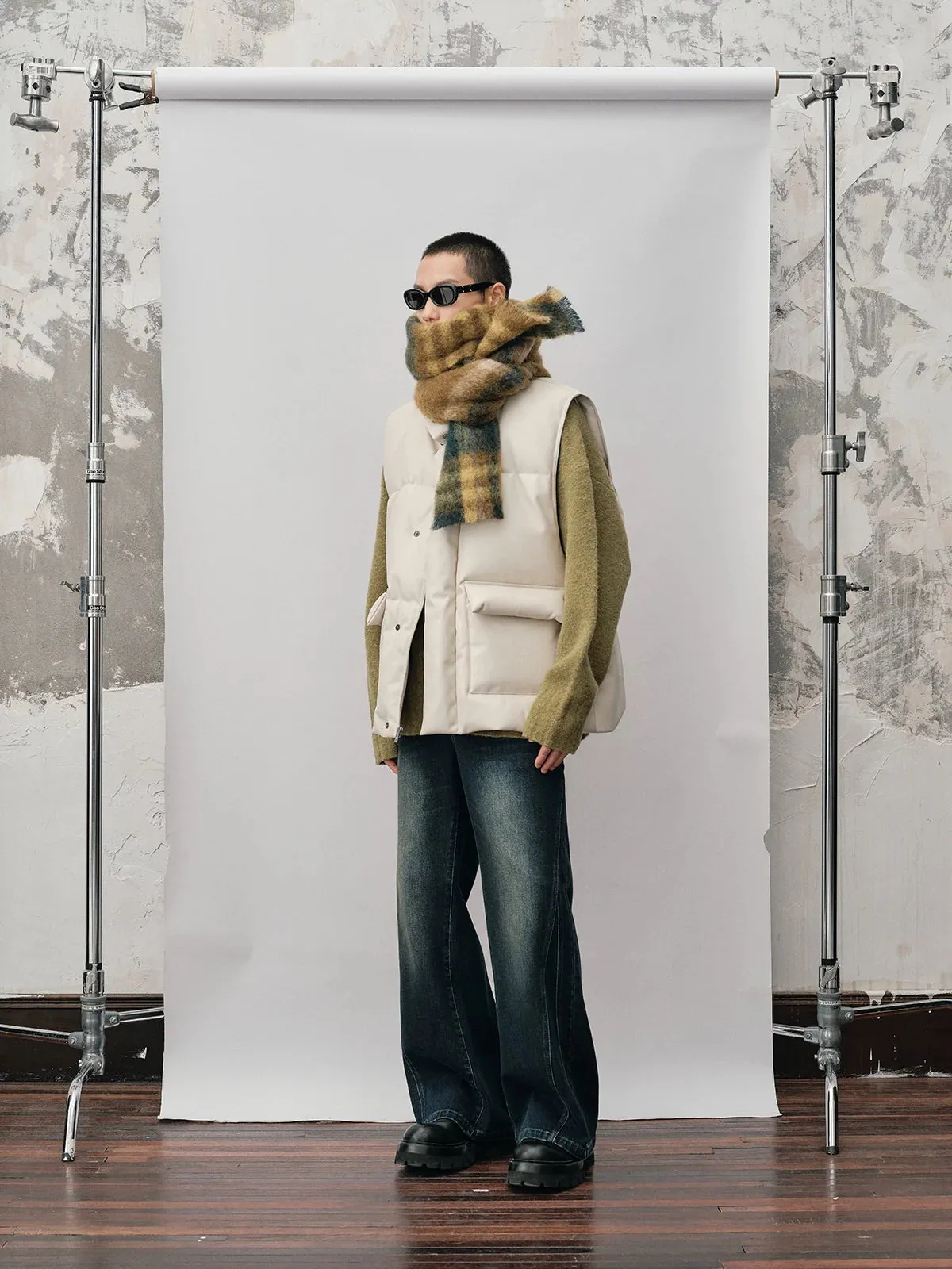 Bouclé Yarn Textured Sweater