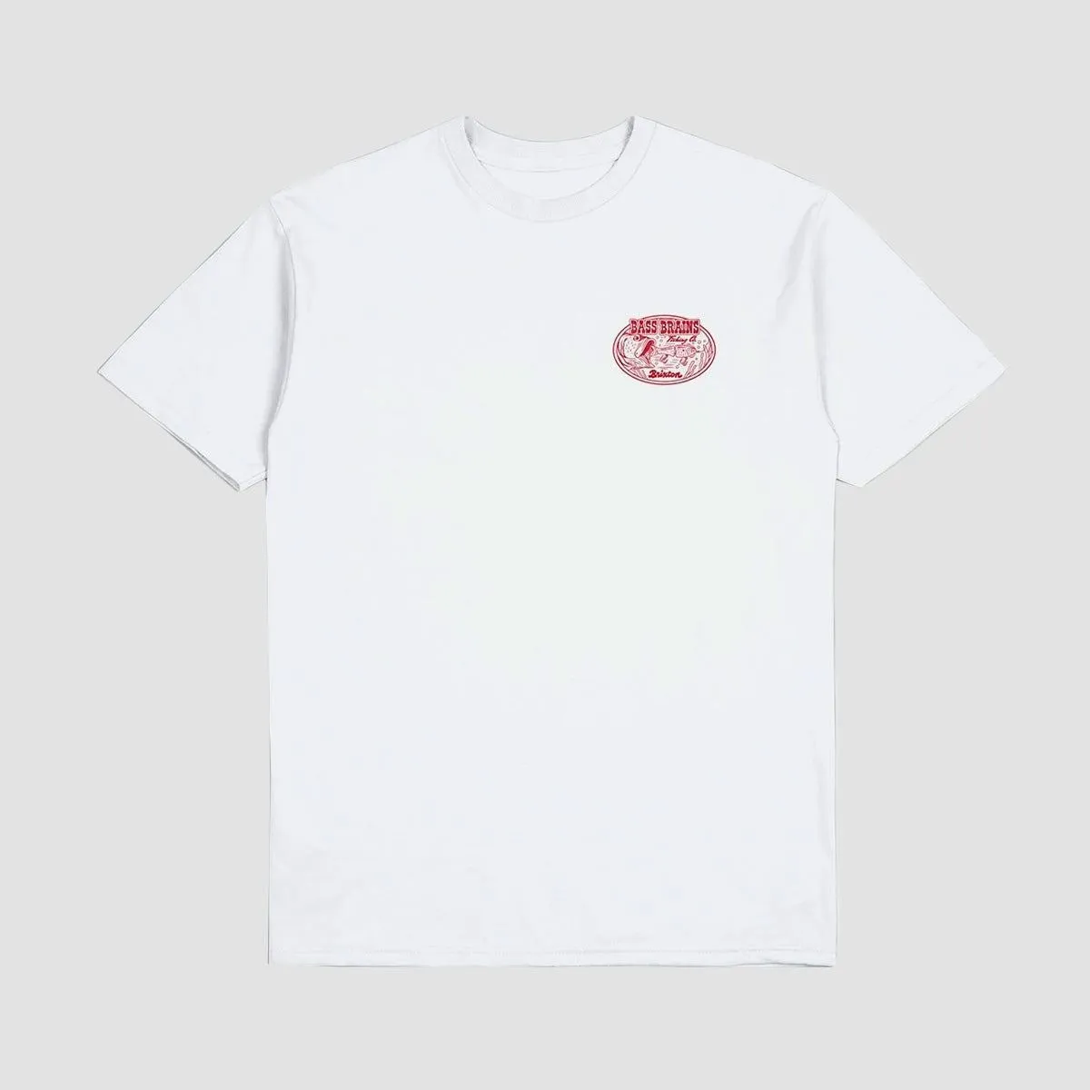 Brixton Bass Brains Swim T-Shirt White