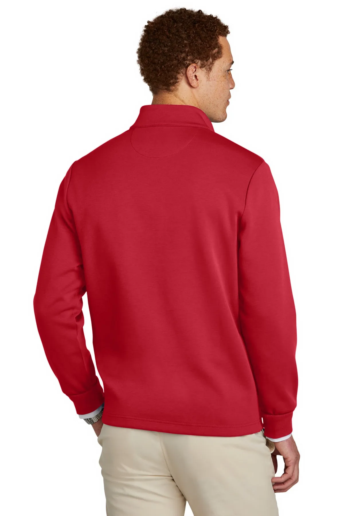Brooks Brothers Double-Knit 1/4-Zip BB18206 Rich Red