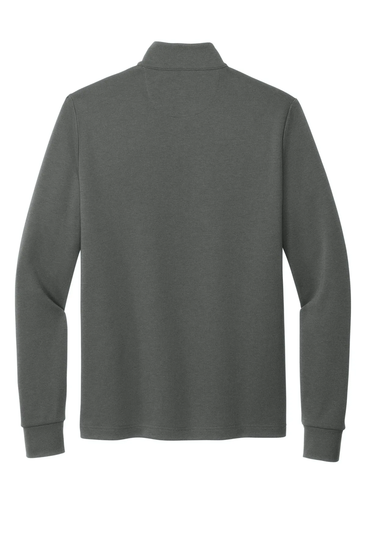 Brooks Brothers Double-Knit 1/4-Zip BB18206 Windsor Grey