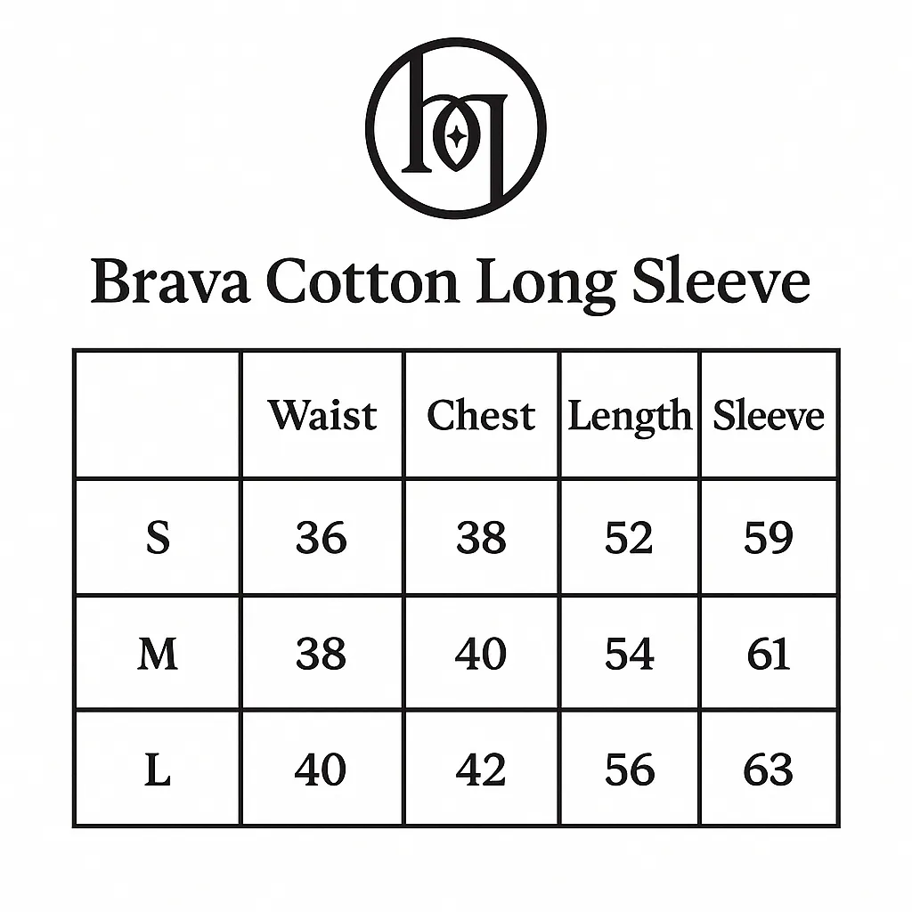 Brown Cotton Round Neck - Long Sleeve