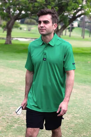 CA Iconic Golf Shirt | Emerald Green