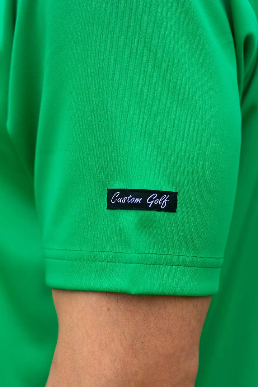 CA Iconic Golf Shirt | Emerald Green