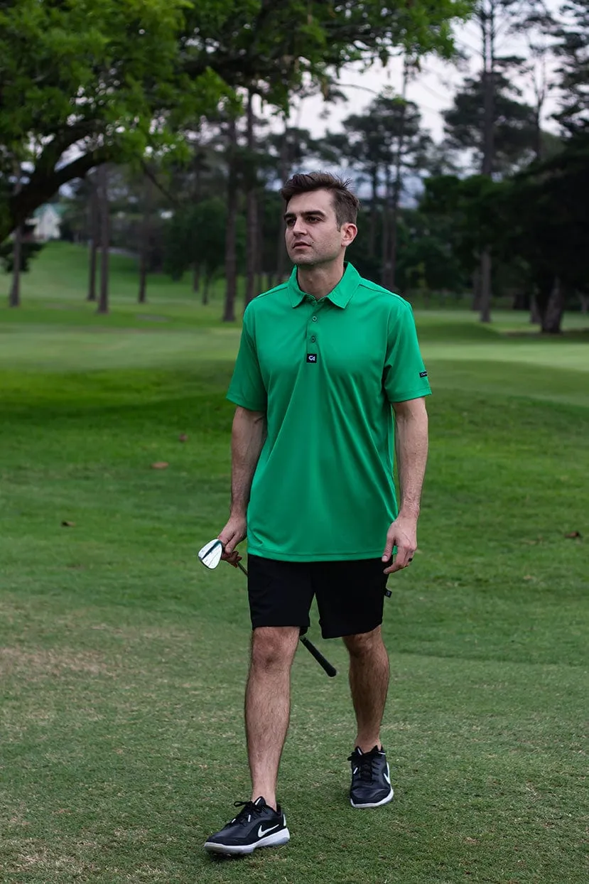 CA Iconic Golf Shirt | Emerald Green