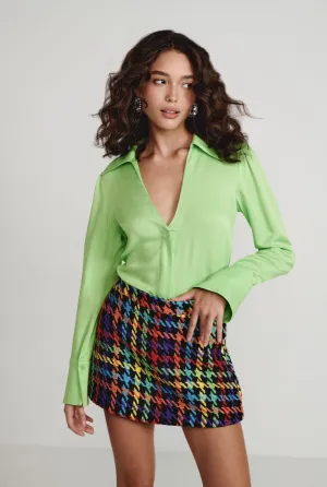 Camisa Luma Verde Neon Leblog
