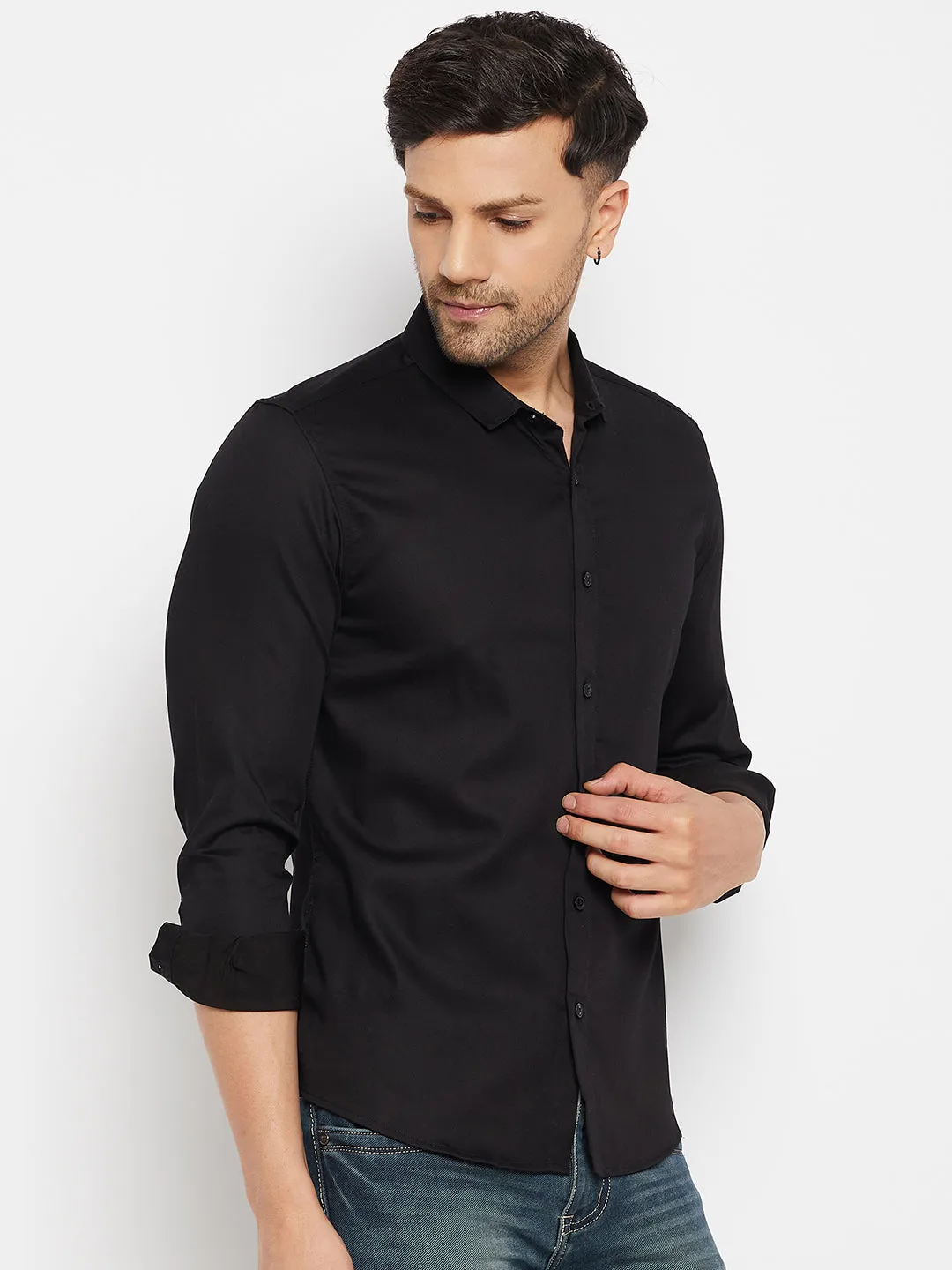 Camla Black Shirts For Men