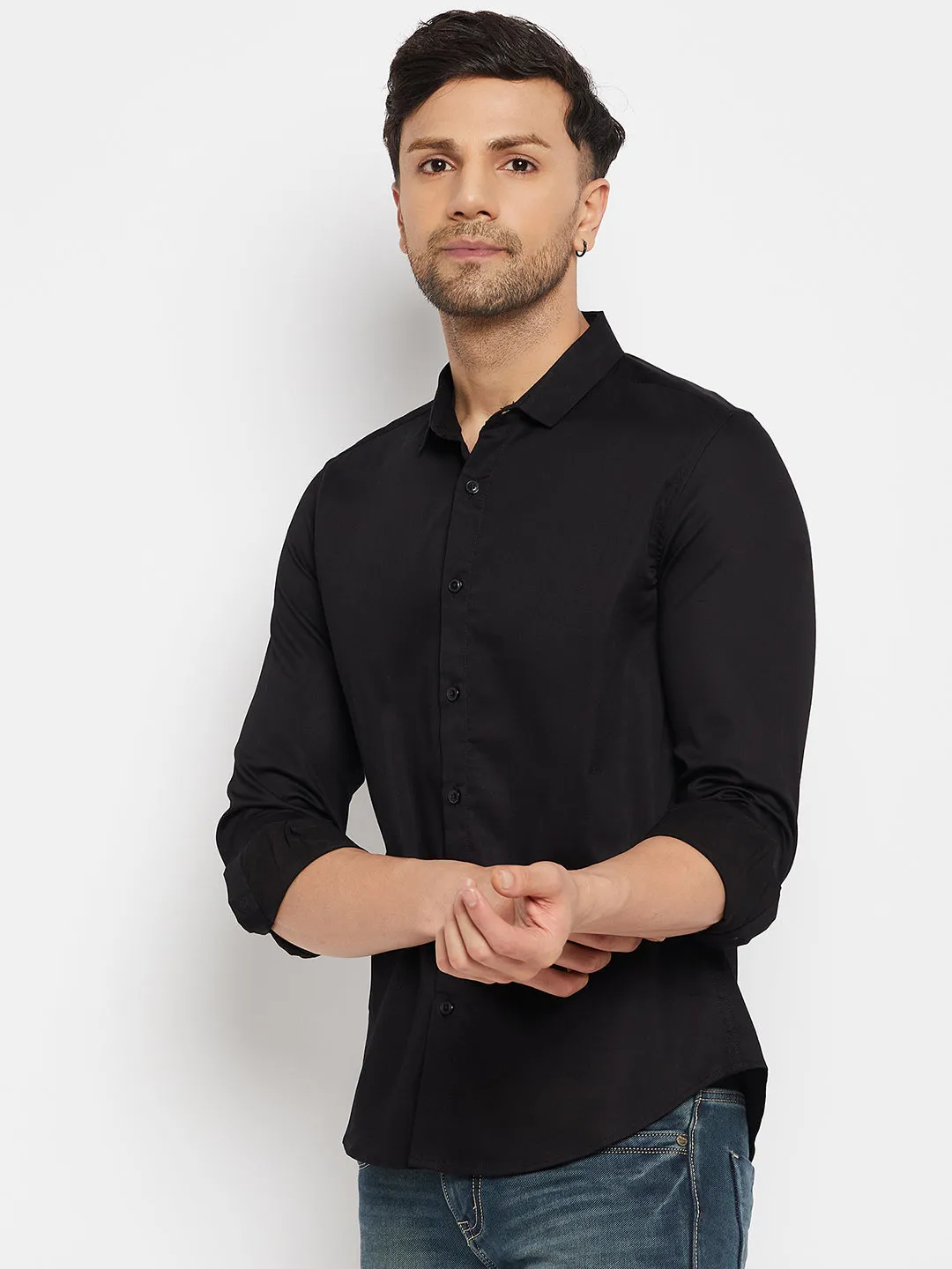 Camla Black Shirts For Men
