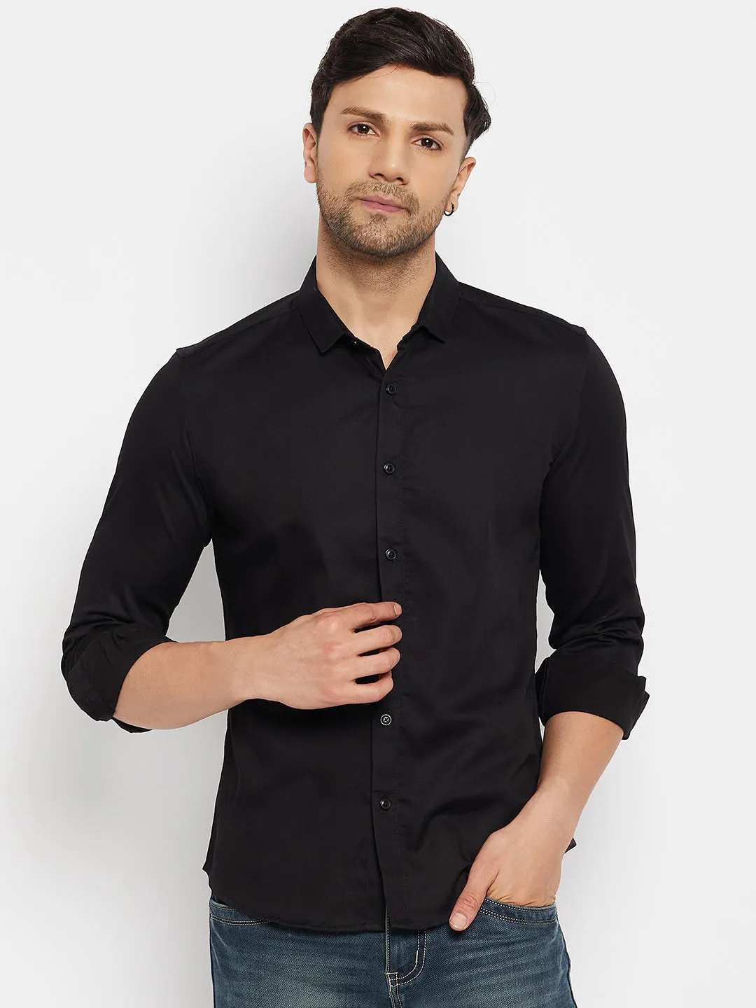 Camla Black Shirts For Men