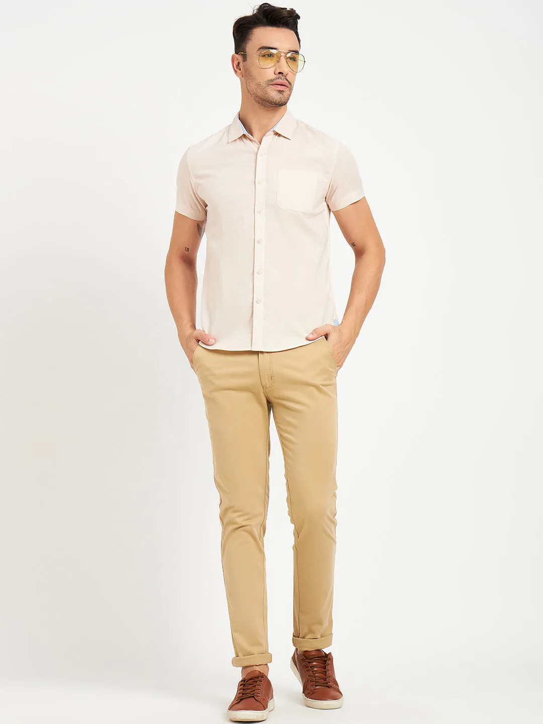 Camla Coral Shirts For Men