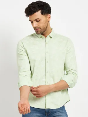 Camla Green Shirts For Men