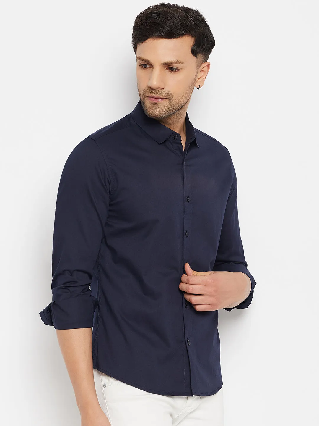 Camla Navy Shirts For Men