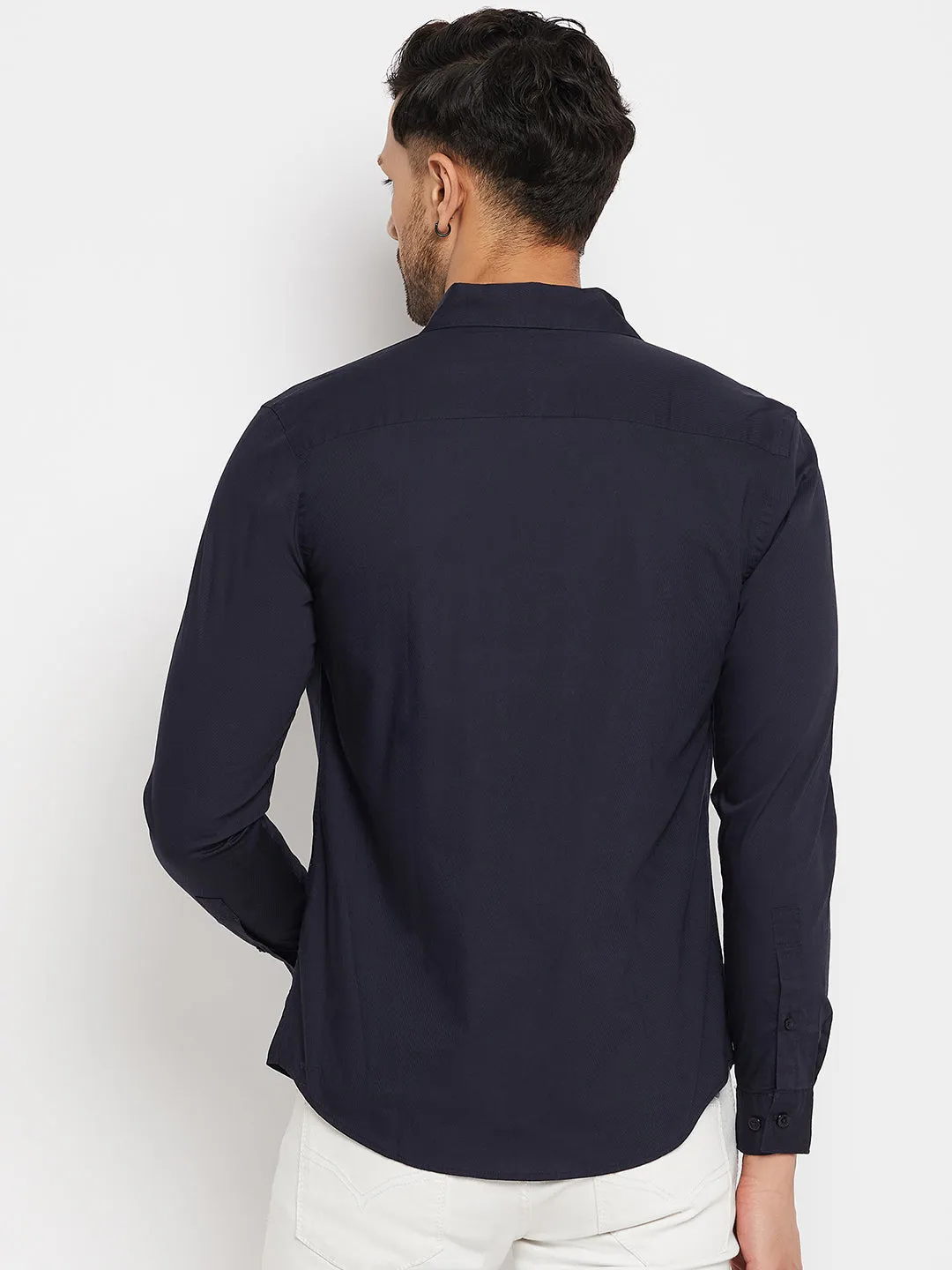 Camla Navy Shirts For Men