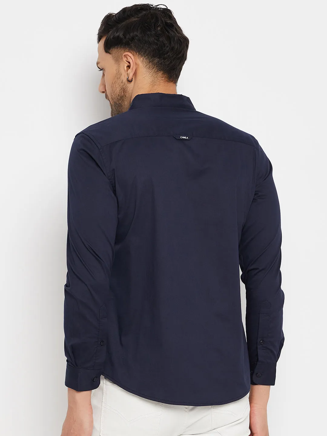 Camla Navy Shirts For Men