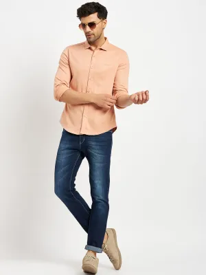Camla Peach Shirts For Men