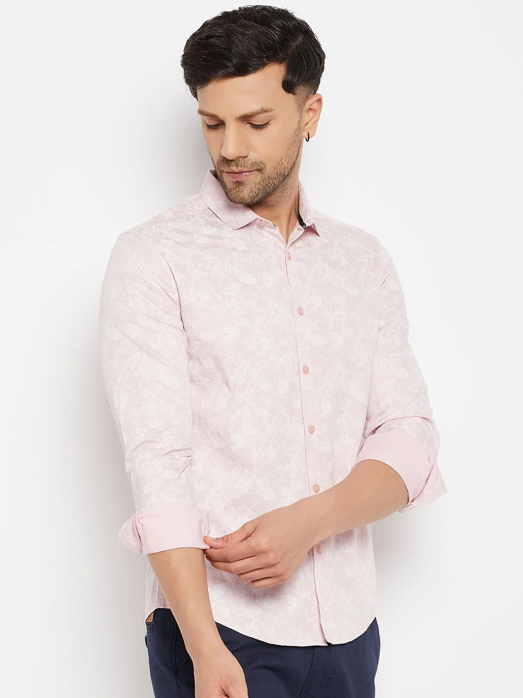 Camla Pink Shirts For Men