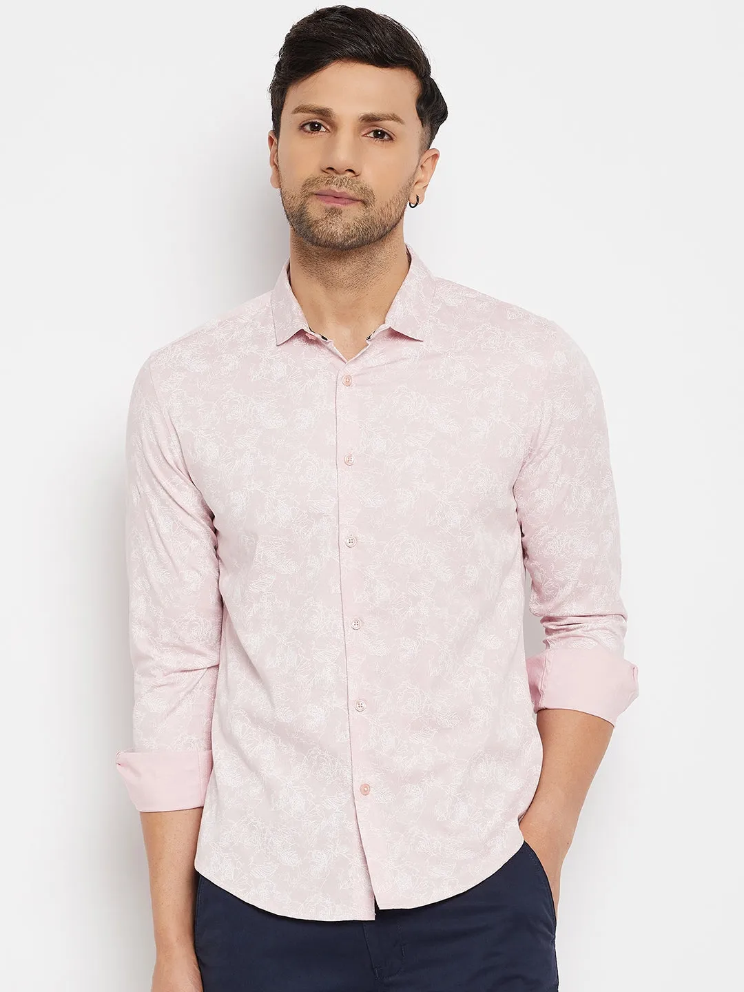 Camla Pink Shirts For Men