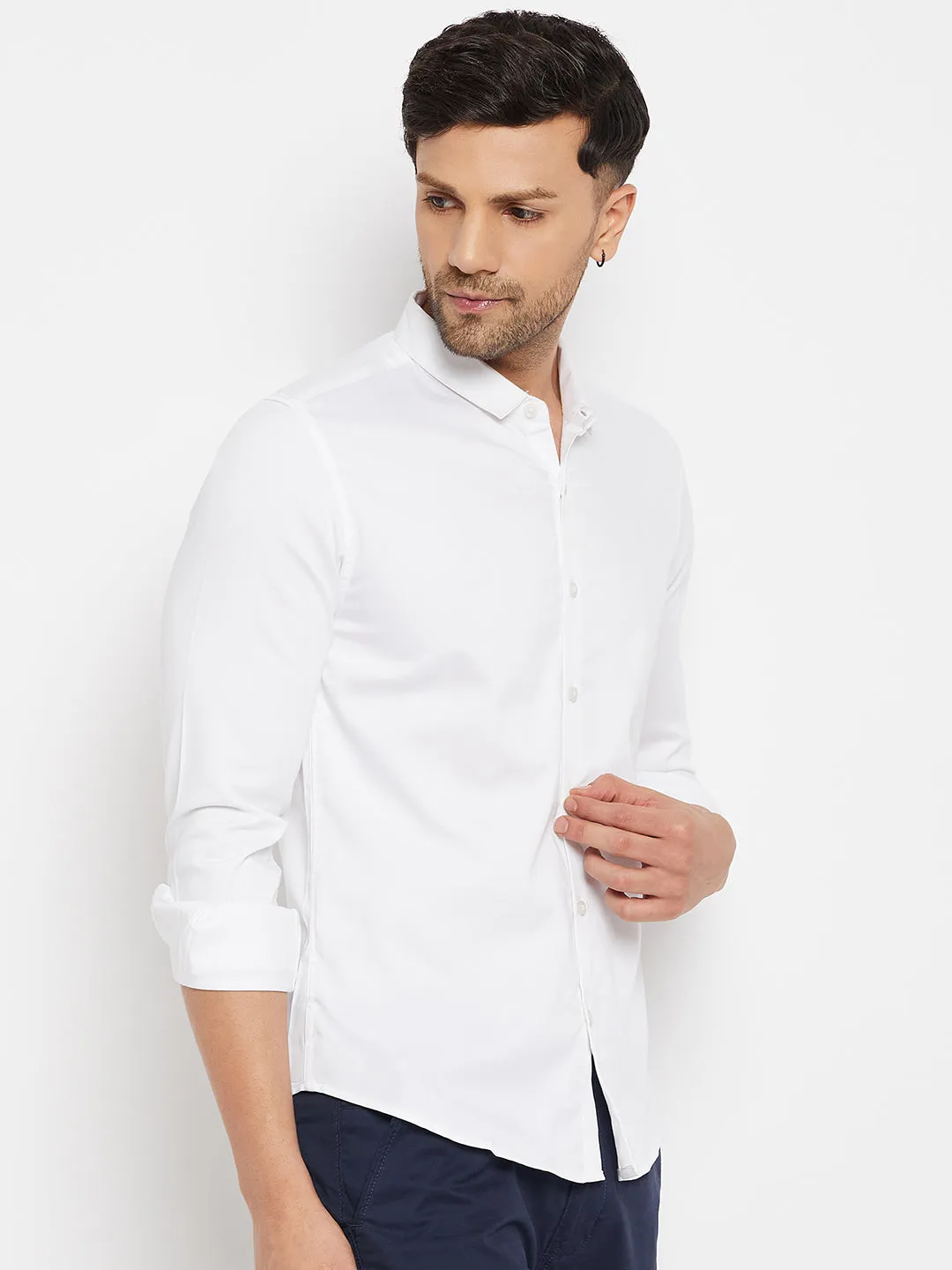 Camla White Shirts For Men