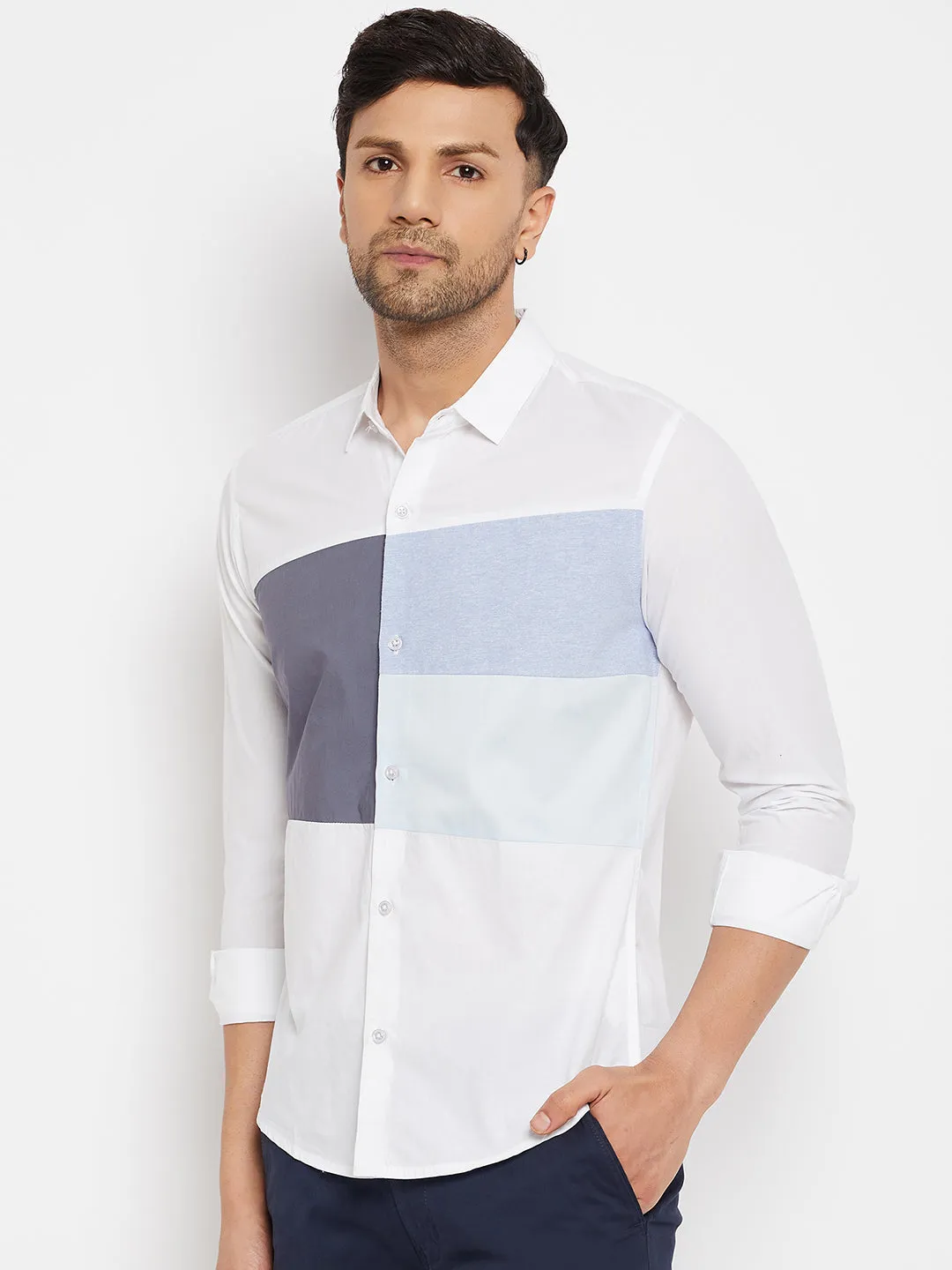 Camla White Shirts For Men