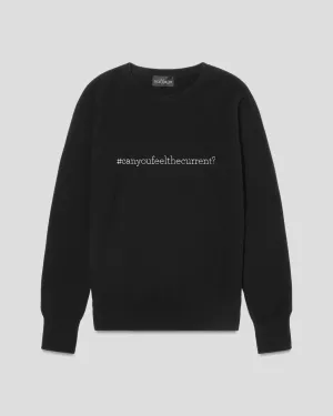 CAN YOU FEEL THE CURRENT cashmere sweater