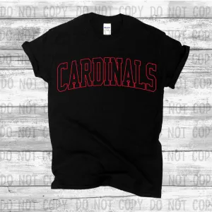 Cardinals lettering