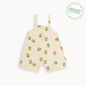 Cayman - Rainbow Parasol Dungaree Shorts