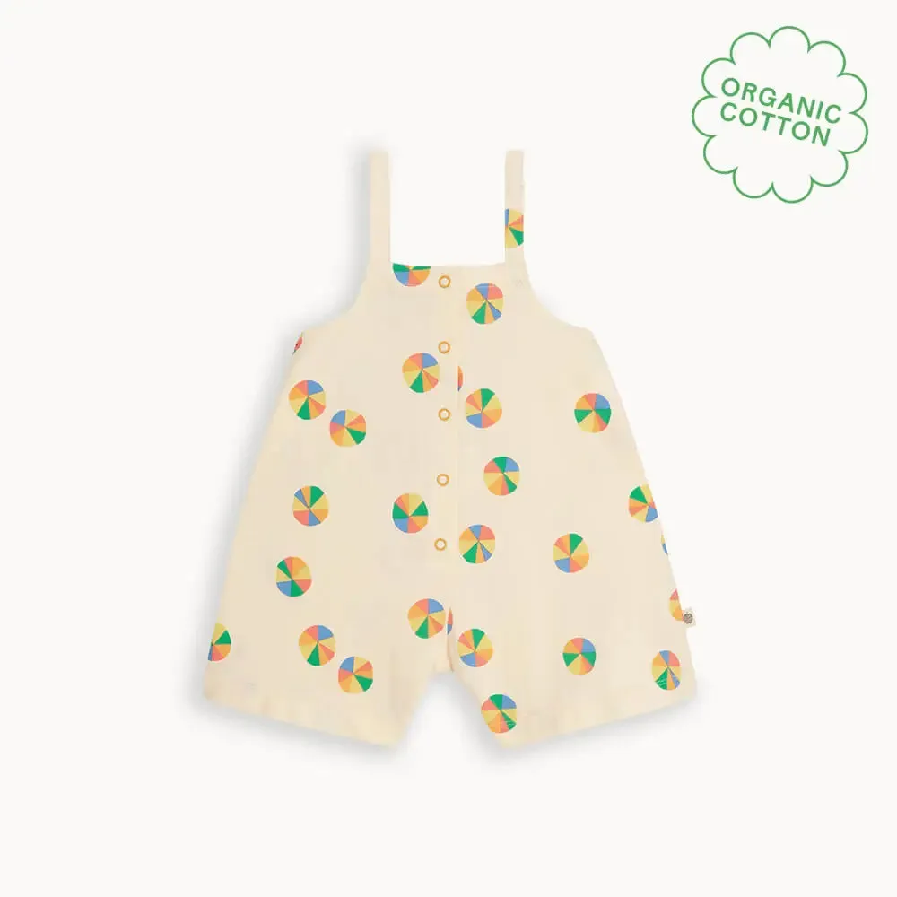 Cayman - Rainbow Parasol Dungaree Shorts