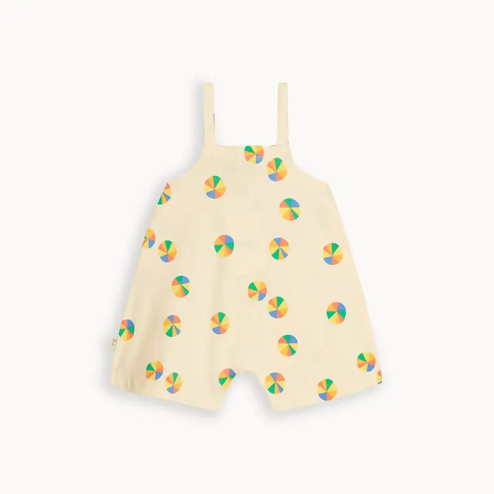 Cayman - Rainbow Parasol Dungaree Shorts