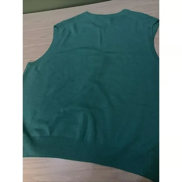 Chaps Mens XXL Sweater Vest Green