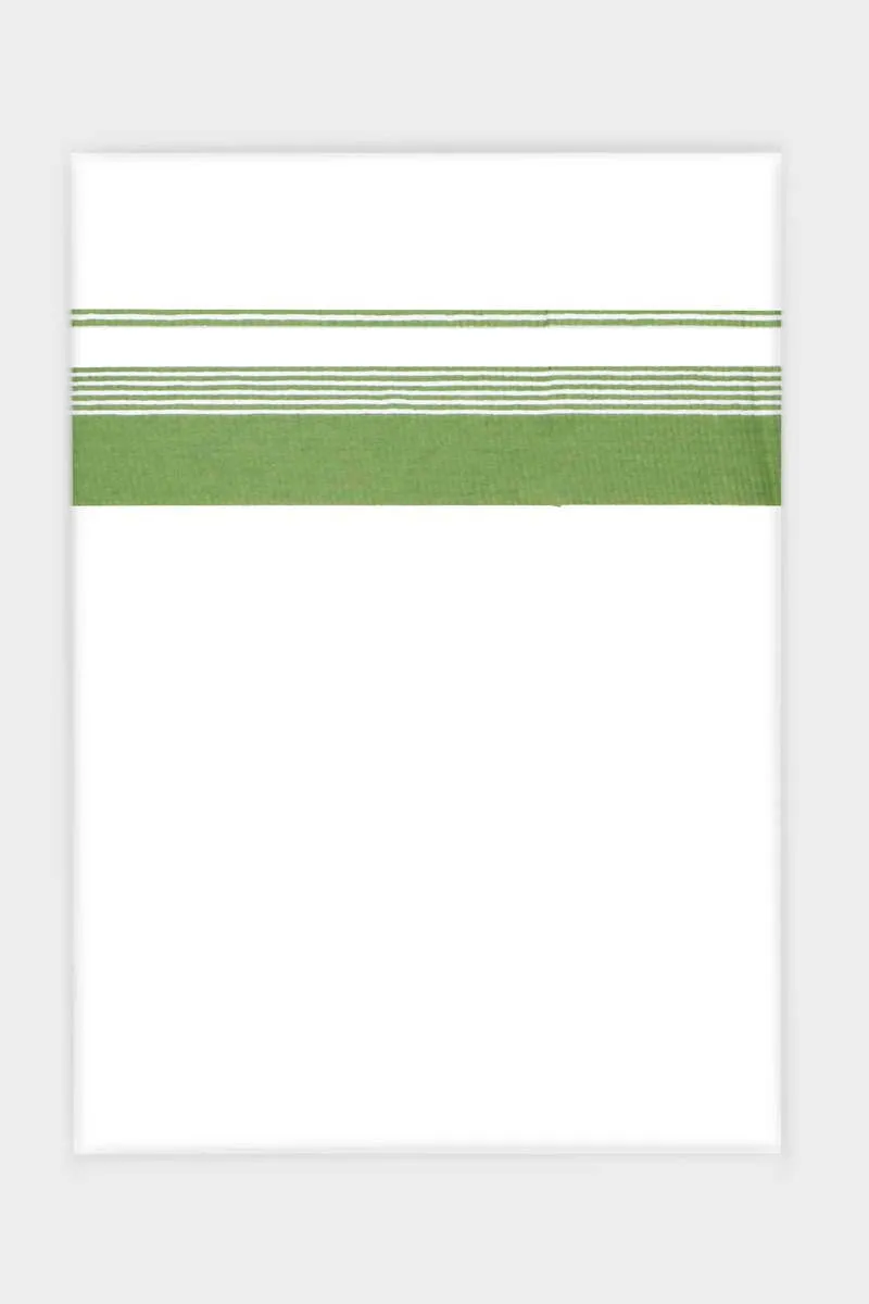 Charming Aabish - Light Green Smooth Cotton Double Layered Dhoti With Fancy Borders | Uathayam