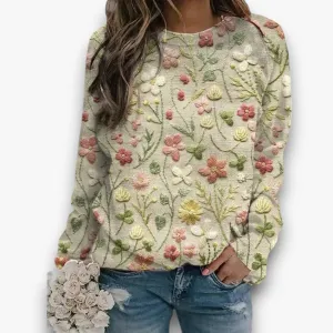 Chloe - Floral Sweaters For Women