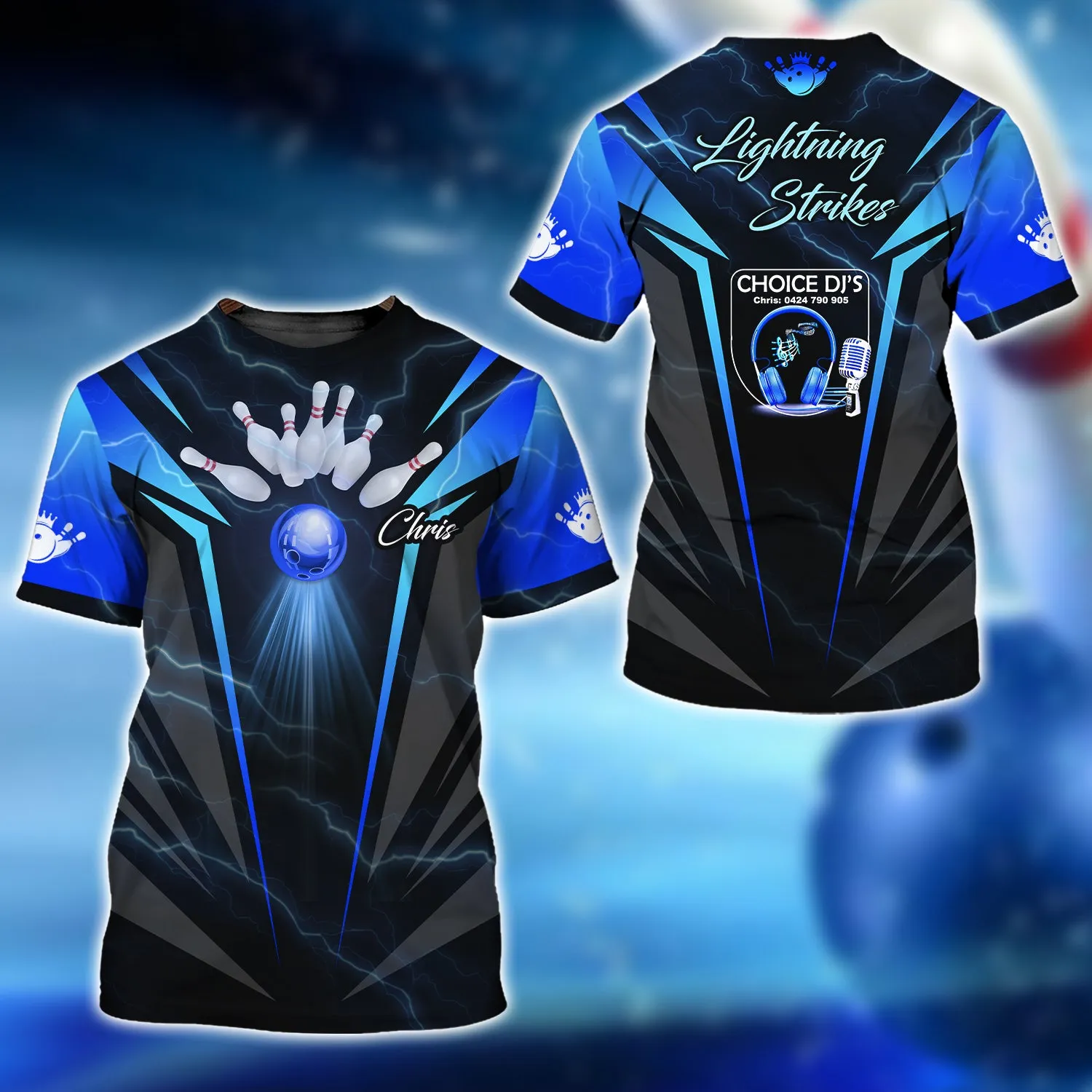 Chris Lightning Strike 3D Shirt - QB95