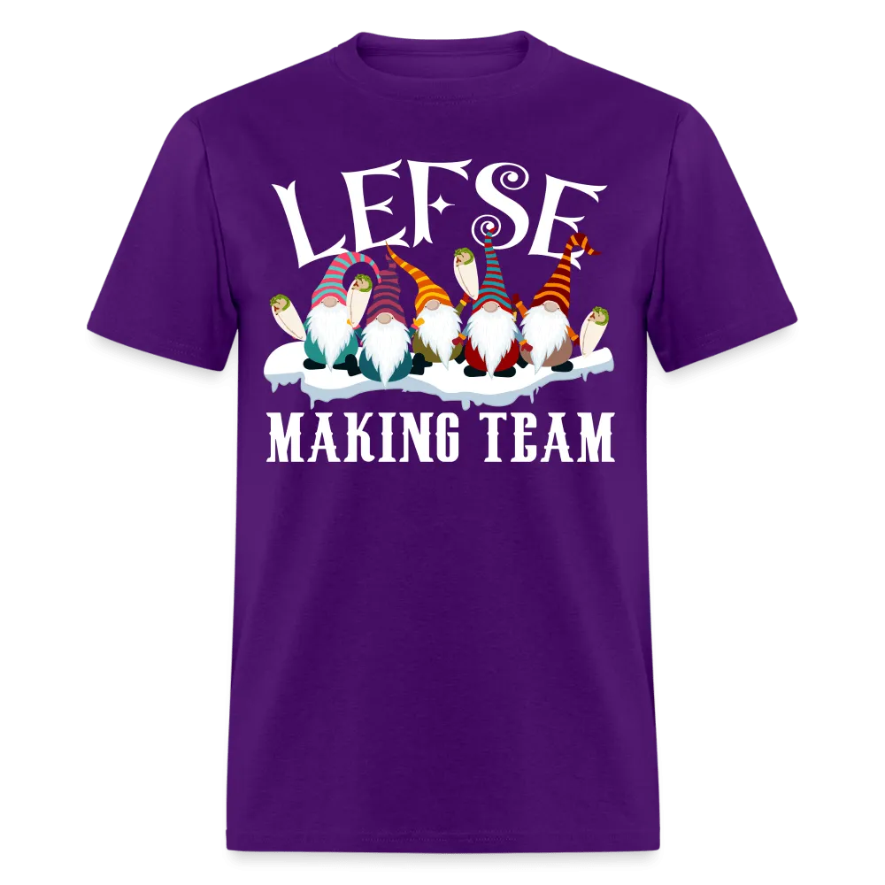 Christmas - Lefse Making Team - Family Shirts Men, Woman Christmas T Shirts