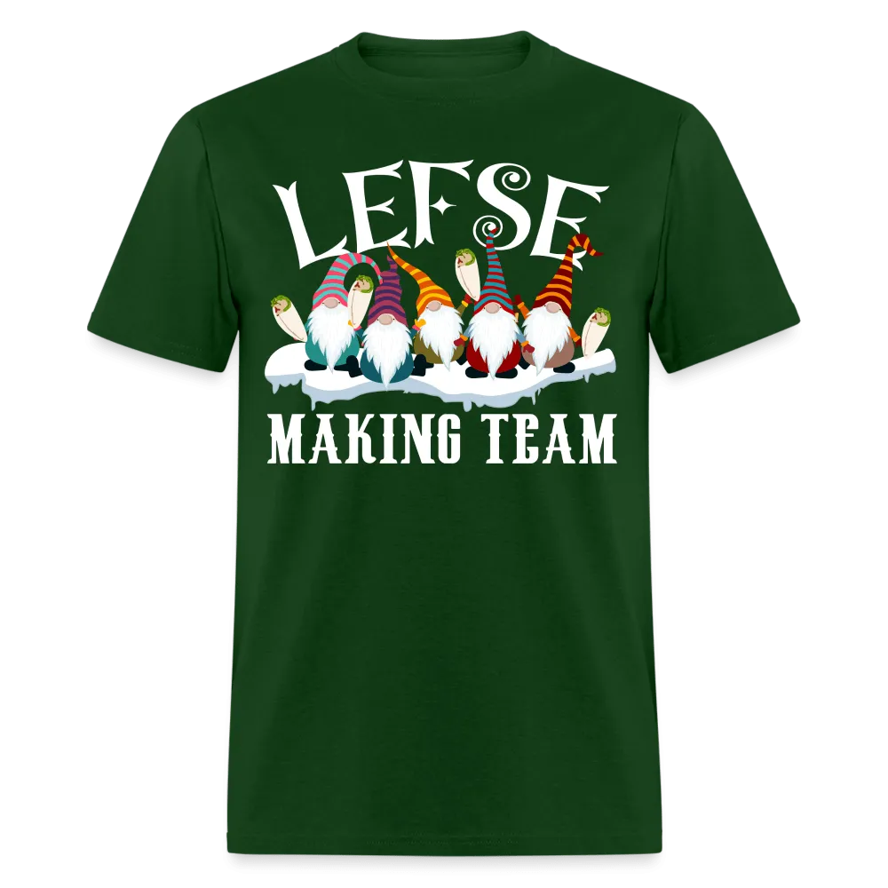 Christmas - Lefse Making Team - Family Shirts Men, Woman Christmas T Shirts