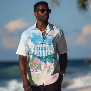 Chucks N Pearls 2024 Hawaiian Shirt Pink Green Rocking The World LT7