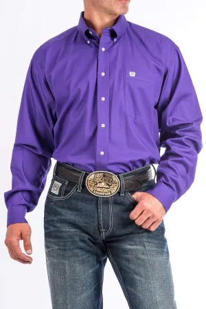 Cinch Mens Purple Shirt MTW1103802
