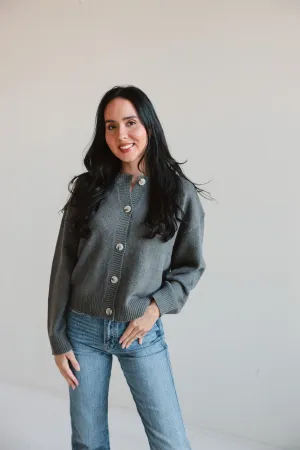 Classic Button-Up Cardigan-Final Sale