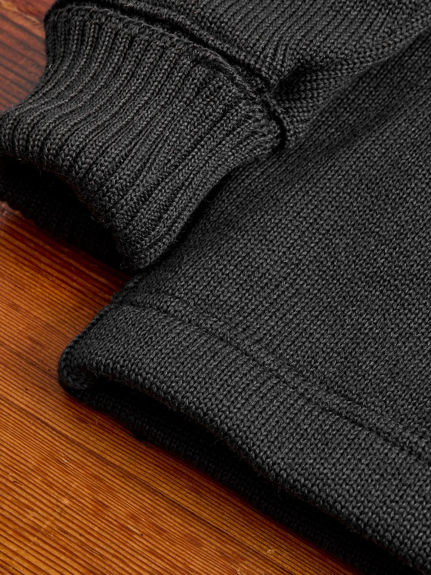 Classic Cardigan in Dark Charcoal