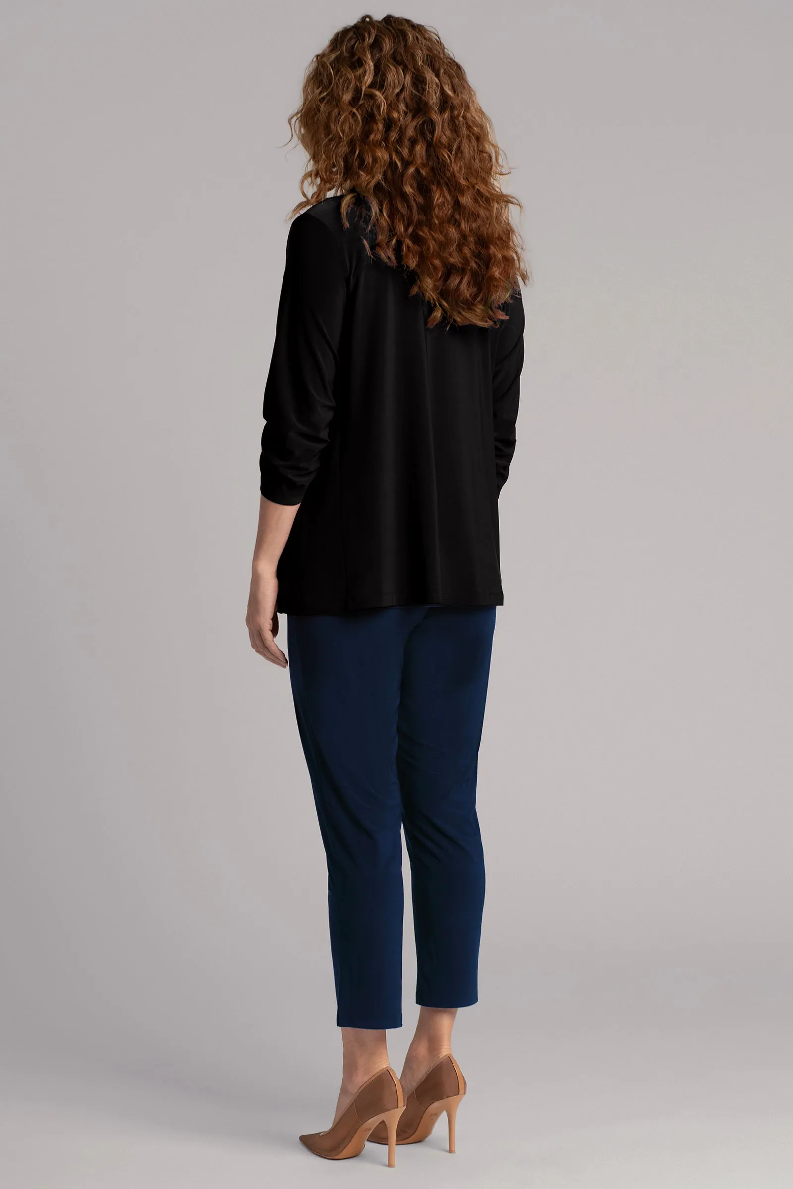 Classic Jacket with Pleated Sleeves