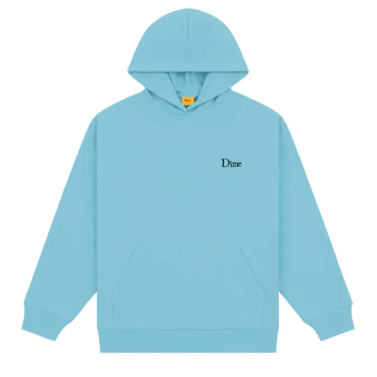 Classic Small Logo Hoodie Ocean Blue