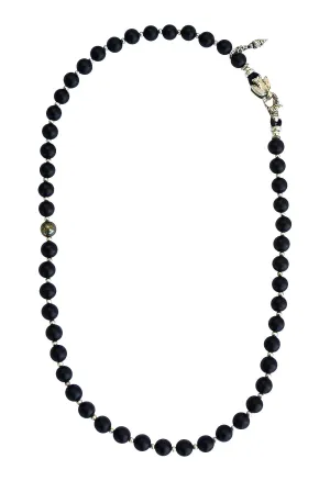 Clean Black Onyx Necklace