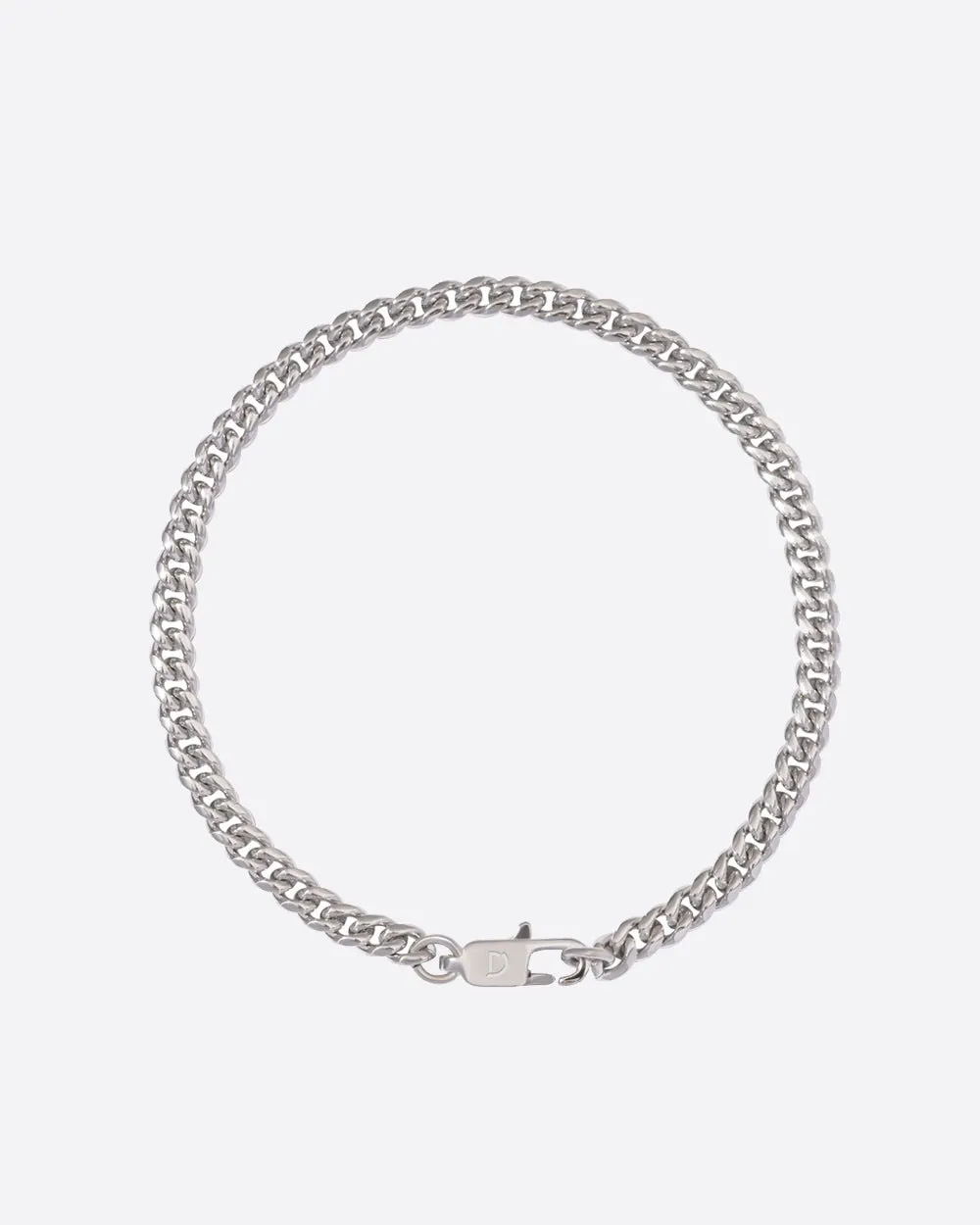 CLEAN CUBANA BRACELET. - 4MM