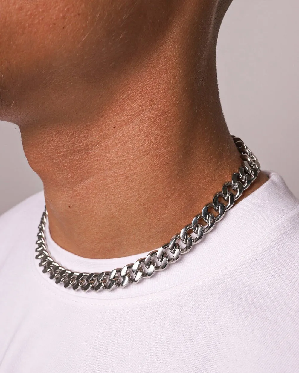 CLEAN CUBANA CHAIN. - 12MM