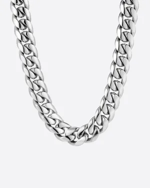 CLEAN CUBANA CHAIN. - 12MM