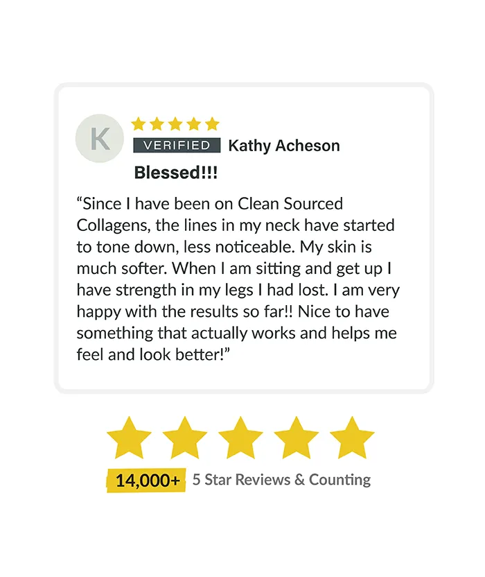 Clean Sourced Collagens | 20 servings