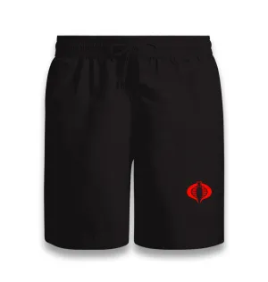 Cobra Logo Black Shorts