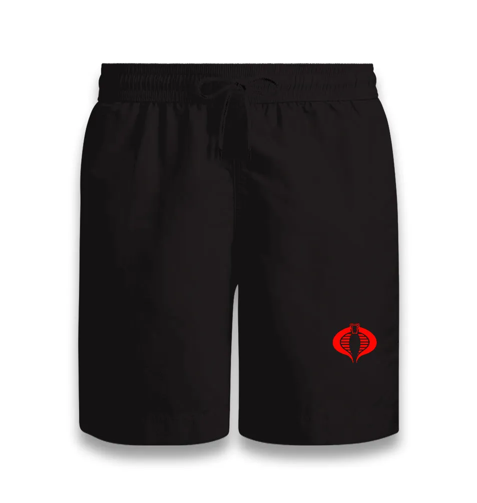 Cobra Logo Black Shorts