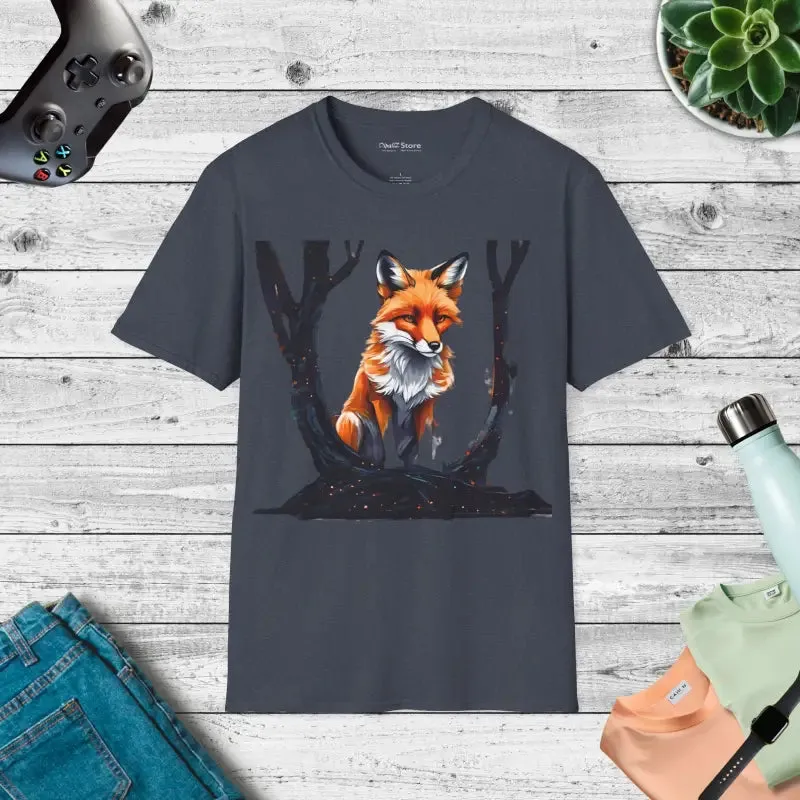 Cozy Fox Softstyle t Shirt for Vibrant Comfort