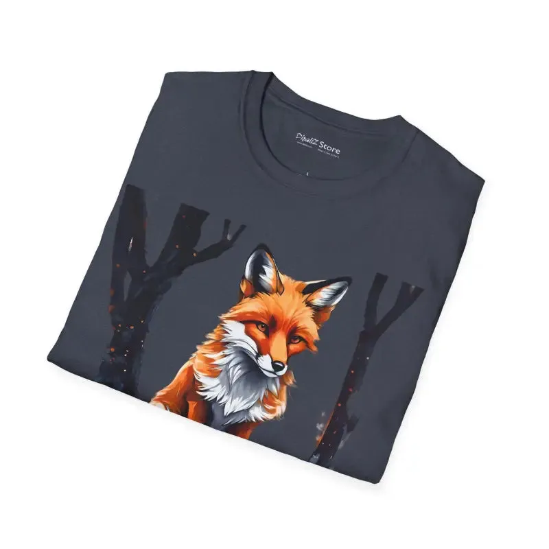 Cozy Fox Softstyle t Shirt for Vibrant Comfort